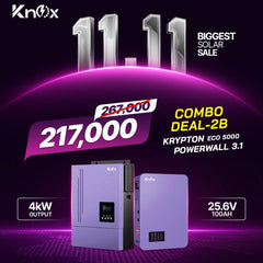 Knox Combo Deal - 2B | Knox Krypton Eco 5000 | Knox Powerwall 3.1 lithium Battery