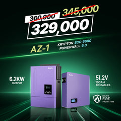 Knox Azadi Sale Offer - AZ-1 | Knox Powerwall 6.1 Lithium Battery | Knox Krypton Eco 6600 Solar Inverter