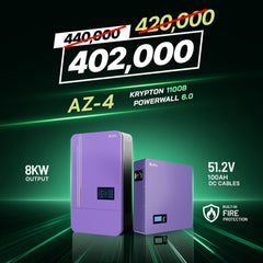 Knox Azadi Sale Offer - AZ-4 | Knox Powerwall 6.0 Lithium Battery | Knox Krypton 11008 Solar Inverter