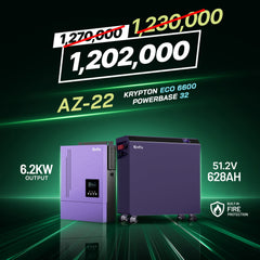 Knox Azadi Sale Offer - AZ-22 | Knox PowerBase 32 Lithium Battery | Knox Krypton Eco 6600 Solar Inverter