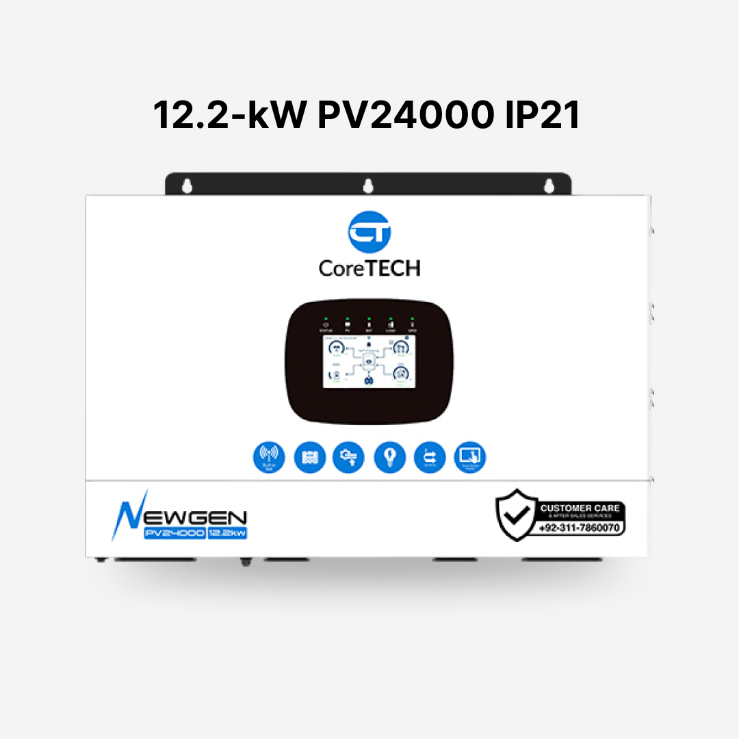 CoreTech NewGen 12.2kW  PV 24,000 Single-Phase Hybrid Solar Inverter