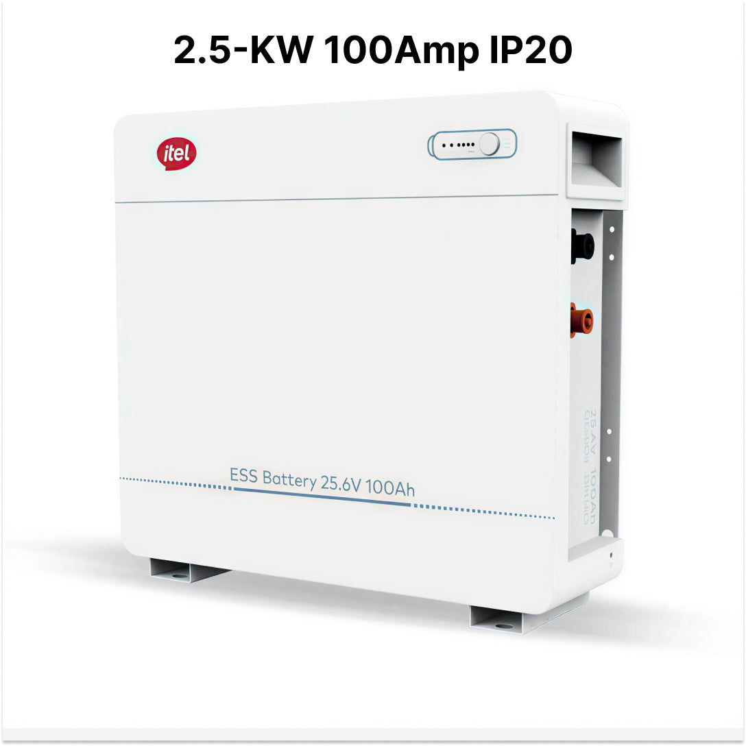 Itel 2.5KW 25.6v 100Amp IP-20 Lithium Battery