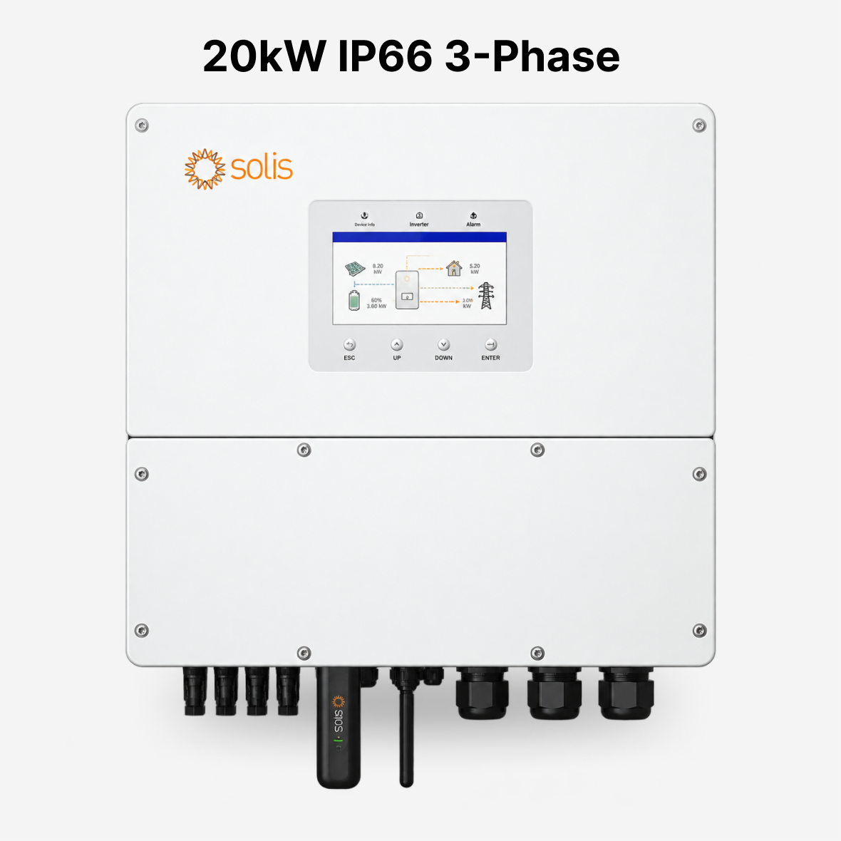 Solis 20kW HV 3-Phase Hybrid Solar Inverter