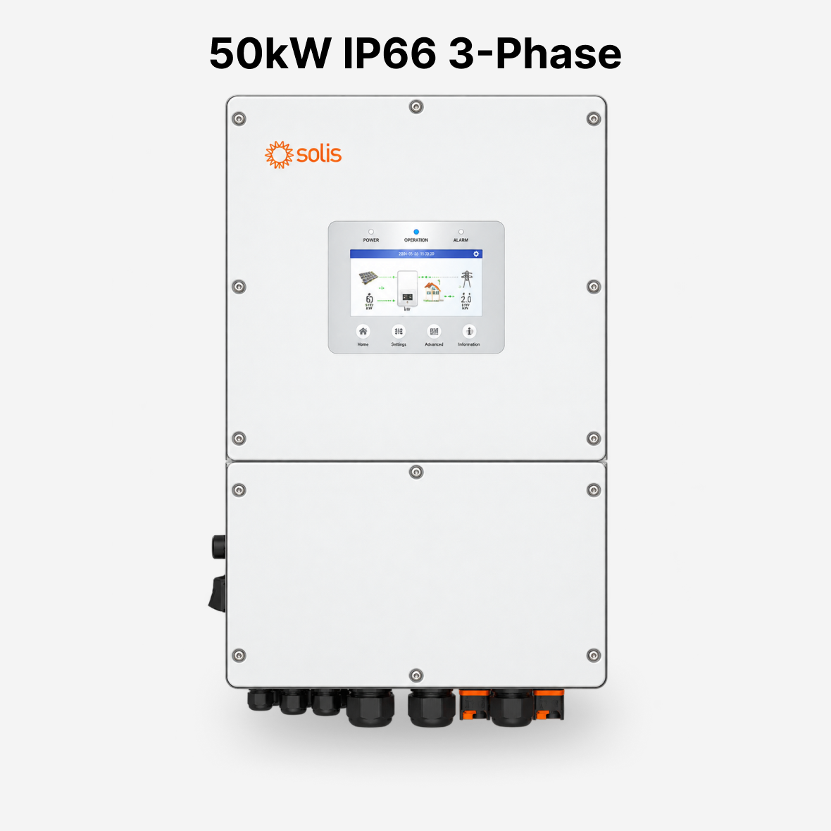 Solis 50kW HV 3-Phase Hybrid Solar Inverter
