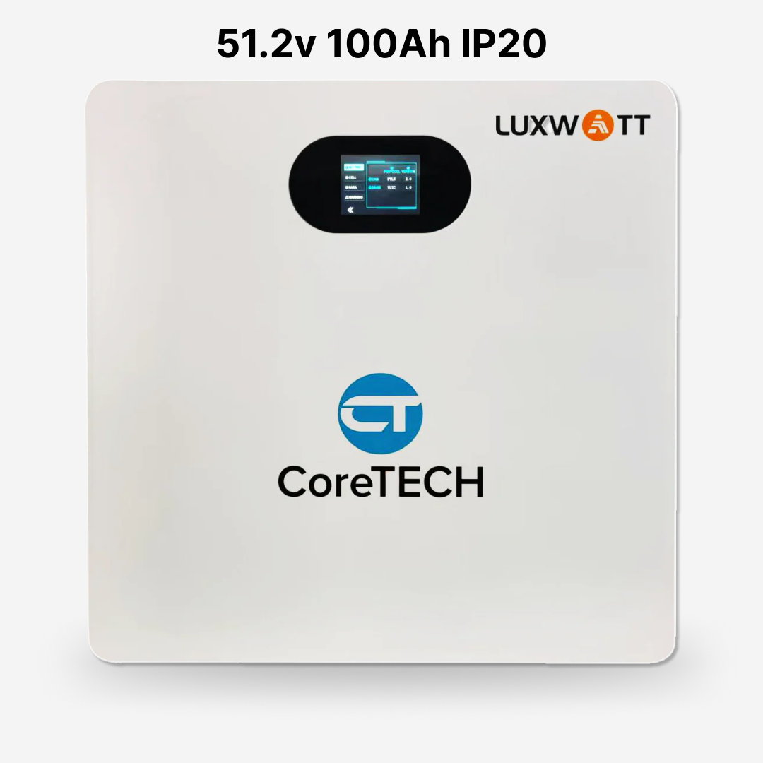 CoreTech Luxwatt 5kW 100Ah 51.2v Lithium Battery