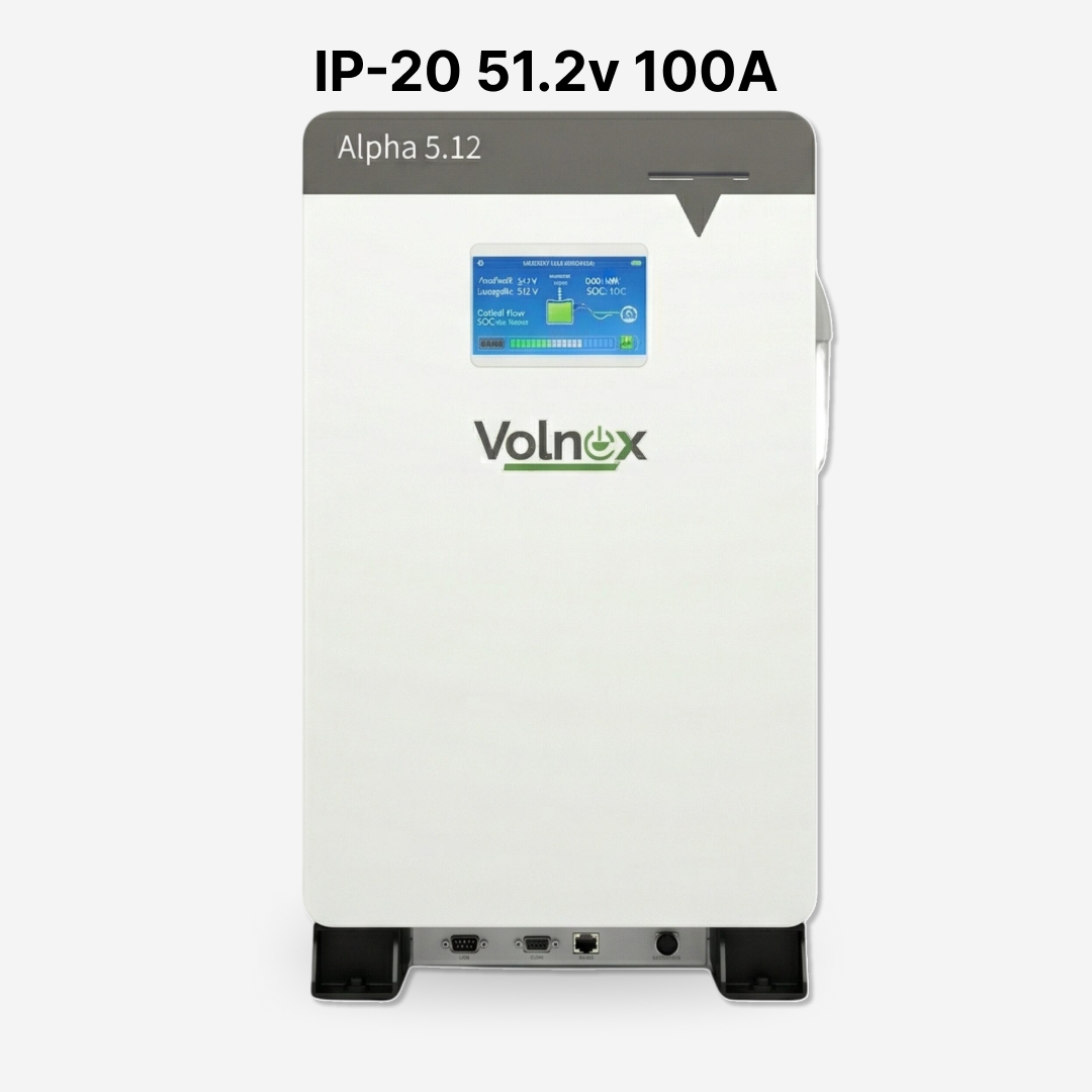 Volnex Alpha 5.12 (5kW) 100A Lithium Battery