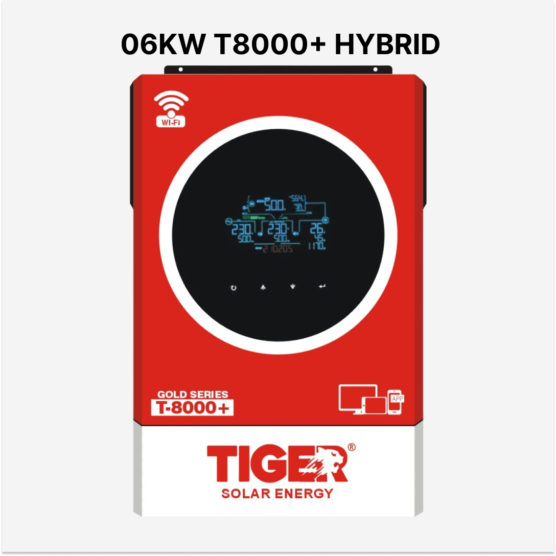 Tiger 6KW T8000+ Solar inverter Hybrid