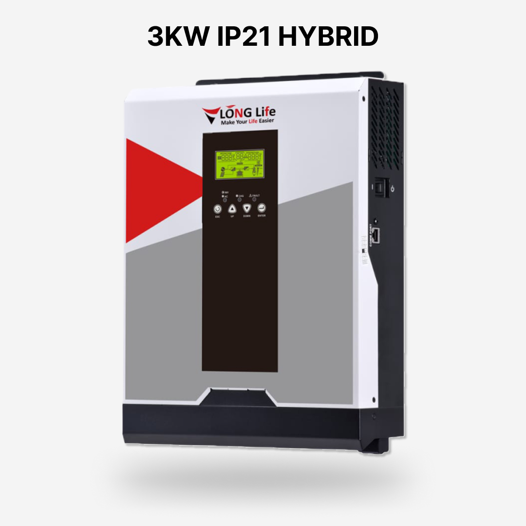 LONG LIFE 3KW Hybrid Solar Inverter