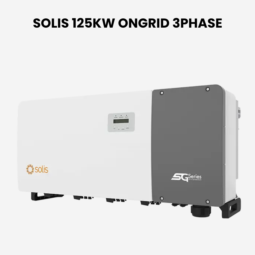 Three Phase Solar Solis 125KW 3 Phase OnGrid Solar Inverter – Kamal Solar