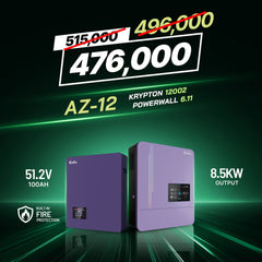 Knox Azadi Sale Offer - AZ-12 | Knox Powerwall 6.11 Lithium Battery | Knox Krypton 12002 Solar Inverter
