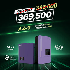 Knox Azadi Sale Offer - AZ-9 | Knox Powerwall 6.11 Lithium Battery | Knox Krypton 9000 Solar Inverter