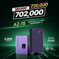 Knox Azadi Sale Offer - AZ-15 | Knox PowerBase 16 Lithium Battery | Knox Krypton Eco 6600 Solar Inverter