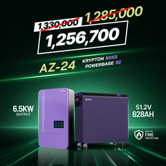 Knox Azadi Sale Offer - AZ-24 | Knox PowerBase 32 Lithium Battery | Knox Krypton 9055 Solar Inverter